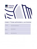 Proceso administrativo y sus funciones