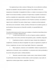 Liderazgo ético. Página 1