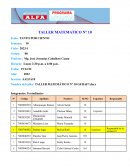 Taller matematico N° 10 Tanto por ciento