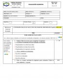 Actividades para evaluar el nivel de logro de aprendizajes (Cognitivo)