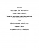 Pasante de enfermeria en servicio social