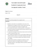 Investigación científica y social