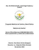 Norma Oficial Mexicana NOM-006-SSA2-2013, Para la prevención y control de la tuberculosis
