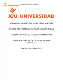Implementaicon de un proceso de diagnostico. Página 1
