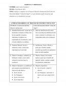 Analizar y comparar con el Proyecto Educativo Institucional del (Centro De Desarrollo Infantil “Casita De Ángel”)