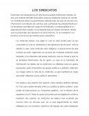 Capitulo I De los demonios del sindicalismo