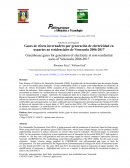 Gases de efecto invernadero por generación de electricidad en usuarios no residenciales de Venezuela 2006-2017