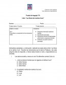 Prueba de lenguaje 3°A Libro: “Las flores de la señora Cucú”