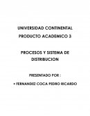 Procesos y sistema de distribucion