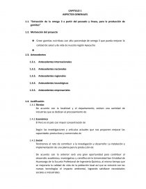 Extracción de la omega 3 a partir del pescado y linaza, para la producción de gomitas. Página 1