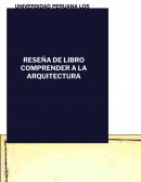 Resumen de libro Comprender la Arquitectura
