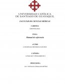 Manual de referencia sobre la realización de las cirugías de terceros molares