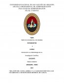 Matriz de consistencia y de Variables