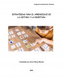 Estrategias para el aprendizaje de la lectura y la escritura