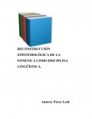 Reconstrucción epistemológica de la fonética como disciplina lingüística