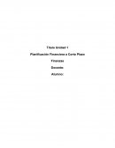 Planificación Financiera a Corto Plazo