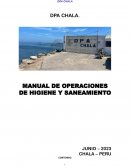 Manual de operaciones de higiene y saneamiento