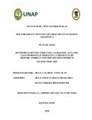 Determinación del índice de calidad del agua del lago moronillo mediante la presencia de bioindicadores y estudio socioeconómico