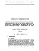 Memoria descriptiva-suministro y montaje electromecanico