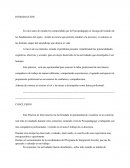 Ejemplo de introducción y conclusión para un portafolio Psicopedagógico