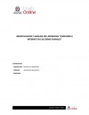 Identificación y análisis del problema “Conexión a internet en las zonas rurales”