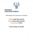 Administración de la producción e inventarios
