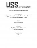 Negligencia autoritaria en las Fuerzas Armadas en el Perú entre los periodos 2019 – 2022