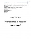 Unidad didáctica “Conociendo el hospital, yo me cuido”