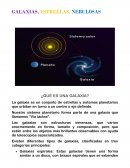 Galaxia estrella y nebulosa