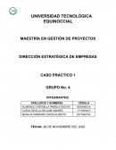 Caso Práctico de una Planeación estratégica