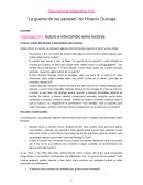 Secuencia didáctica: La guerra de los yacarés