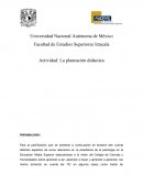 La planeación didáctica