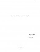 Conocimiento empirico vs conocimiento cientifico