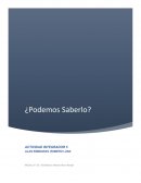 ¿Podemos saberlo?