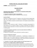 Estructura de la balanza de pagos