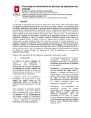 Las técnicas de separación de mezclas