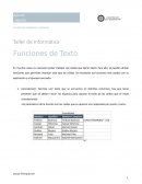Función texto - excel