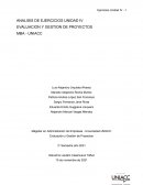 Evaluación y Gestión de Proyectos