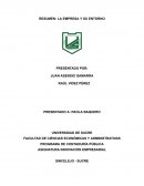 Resumen: La empresa y su entorno