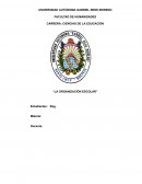 La Organización escolar