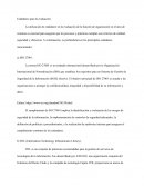 Estándares en la evaluación de la función de organización