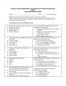 Control de lectura La lluvia sabe por qué