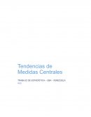 Estadística - Tendencia de medidas centrales