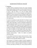 Descripción del proceso de lixiviación