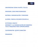Internet y la comunicación en pandemia tics o maquinas para comunicarnos