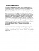 Tecnologías Lingüisticas