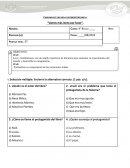 Evaluación lectura complementaria “Vamos más lento por favor”