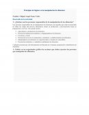 Principios de higiene en la manipulación de alimentos