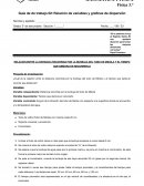 Relación de variables y gráficas de dispersión