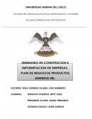 Plan de negocios – Productos andinos SRL